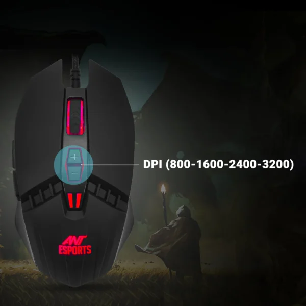 Ant Esports KM540 Gaming Backlit Keyboard and Mouse Combo - Image 4